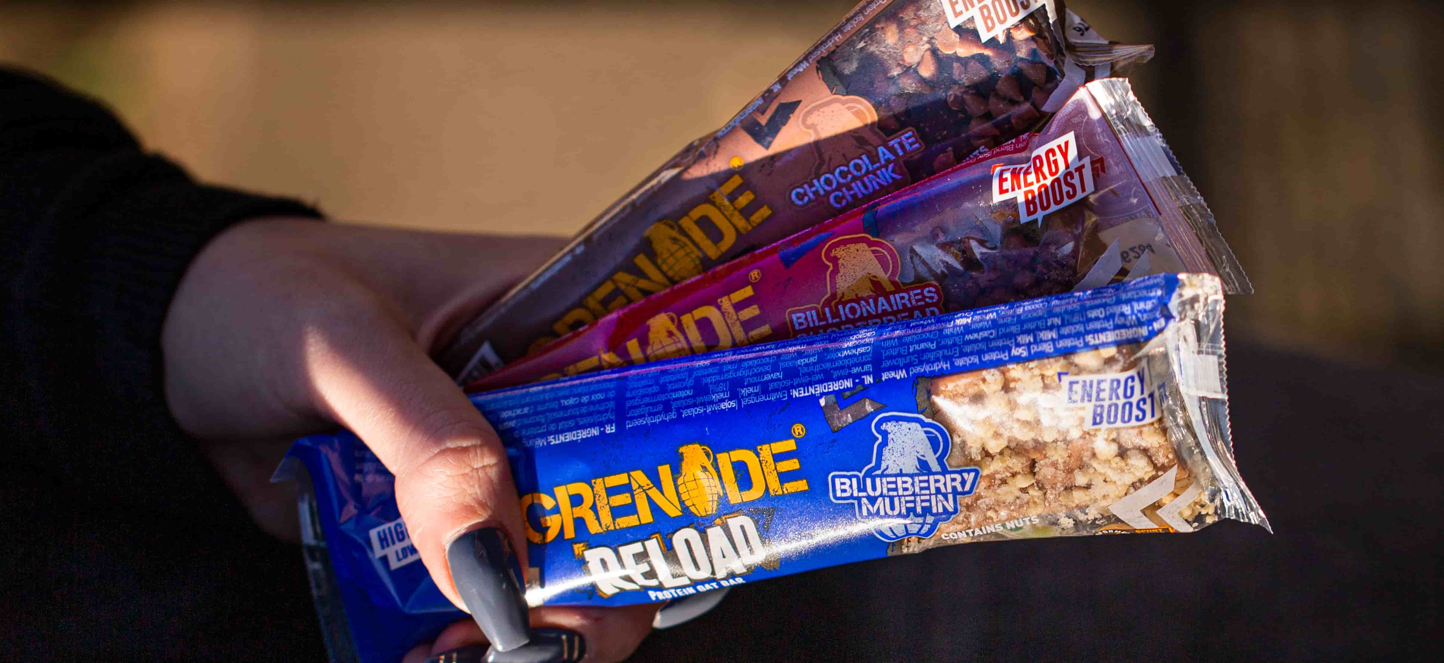 Grenade Reload oat energy bar
